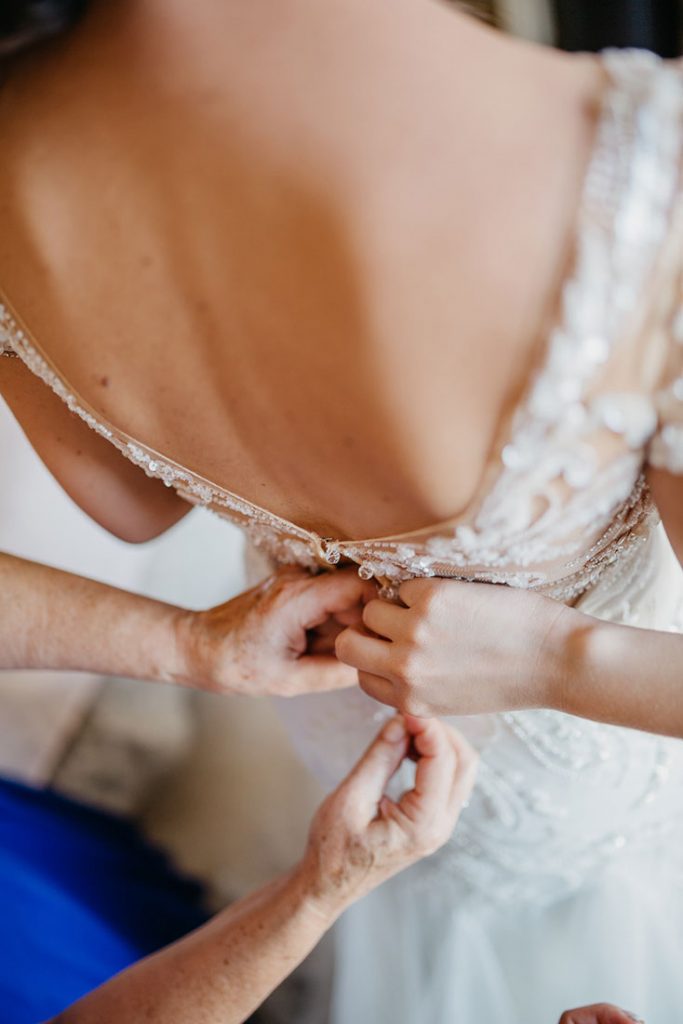 la novia de la boda Boda Militar Sofía y Fran