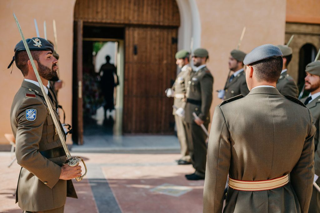 montar una boda militar Boda Militar Sofía y Fran