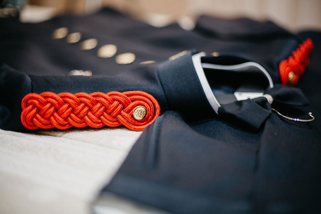 traje boda militar Boda Militar Sofía y Fran